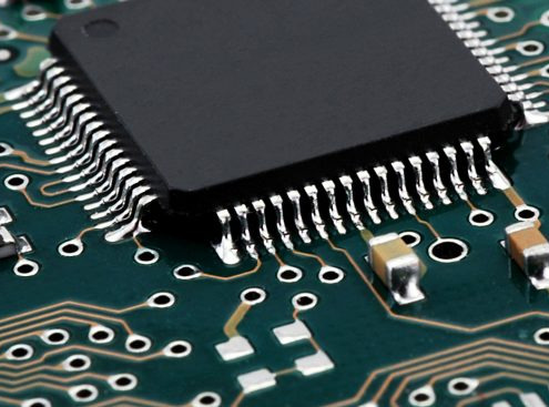 chip on substrate