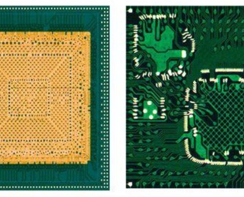 advanced single sided substrate