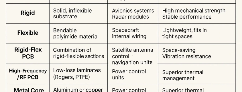 aerospace pcb applications