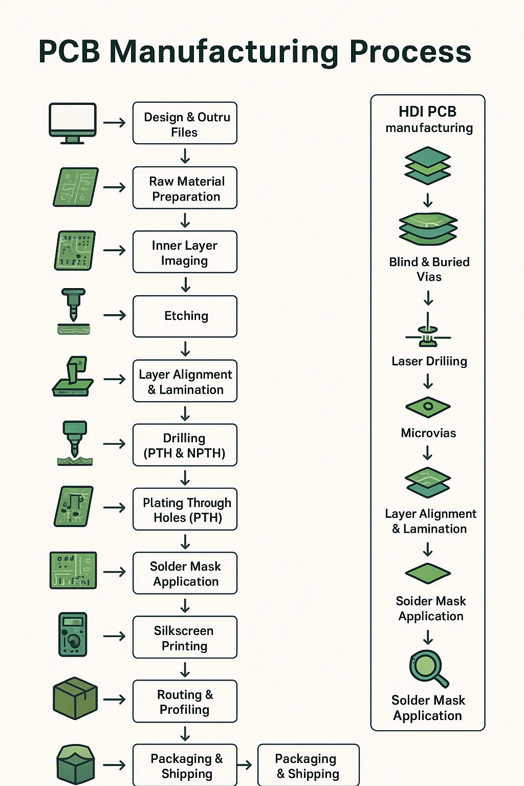 PCB Manufacturing Process: Step-by-Step Guide
